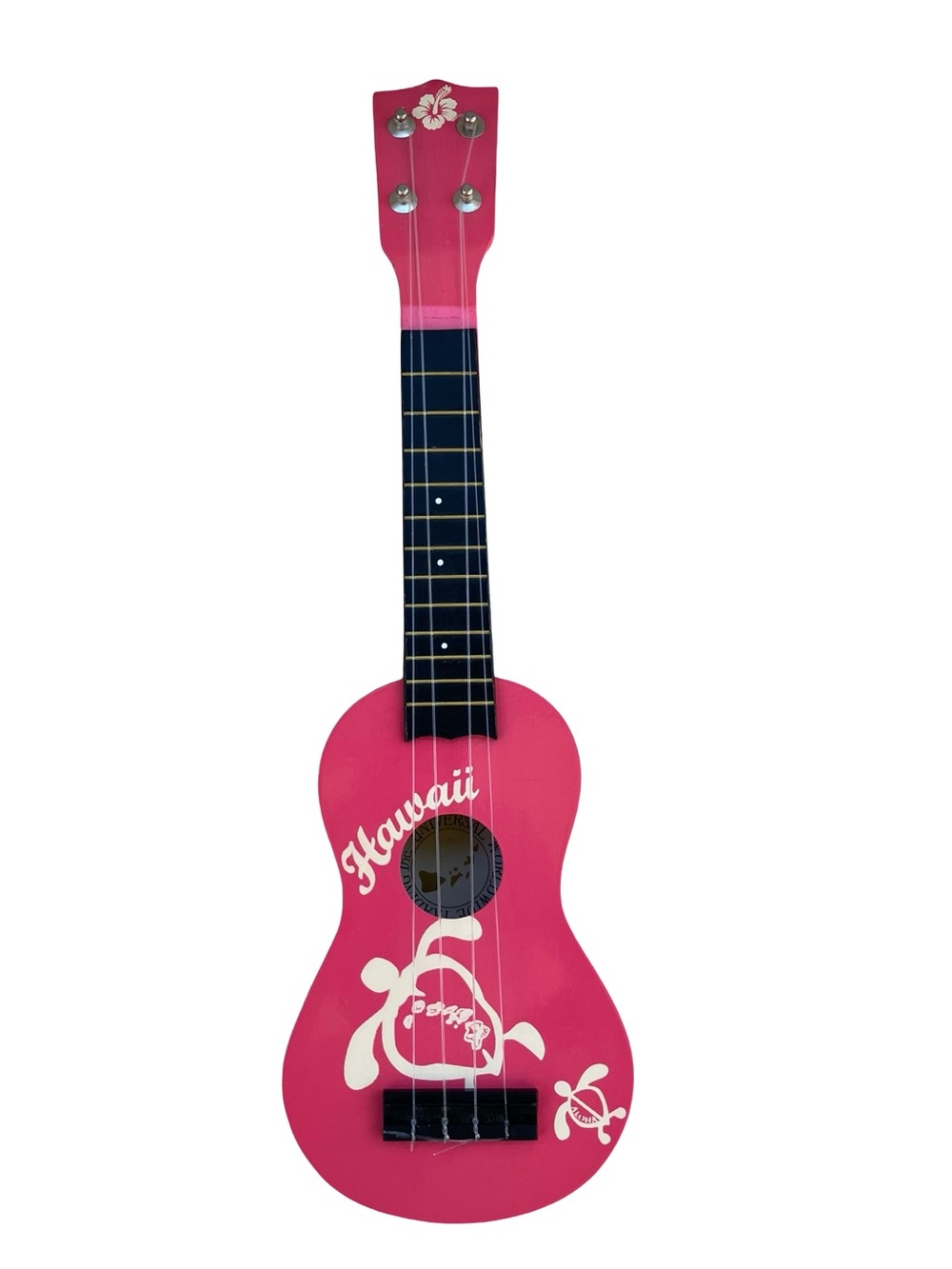 Universal Worldwide Trading Ukulele Hawaii Sea Turtles Pink Hibiscus Aloha 20”